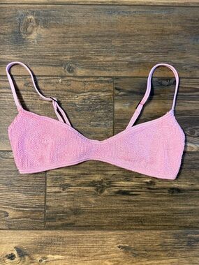 Bond-Eye Crinkle Cut Bikini Top – Pink (Sasha Crop discontinued) one size fits